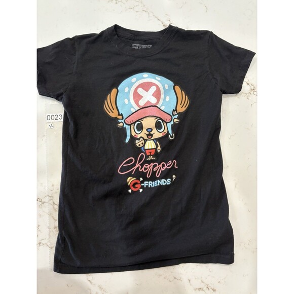 One Piece Anime Chopper G-Friends Shirt Toei Animation Unisex Size M Black - Picture 1 of 2